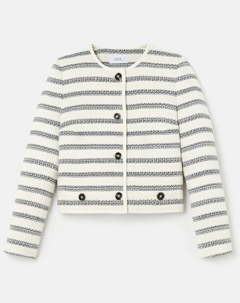 Veste Vincennes rayures