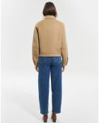 Veste en Laine mélangée Melania bronze