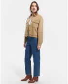 Veste en Laine mélangée Melania bronze