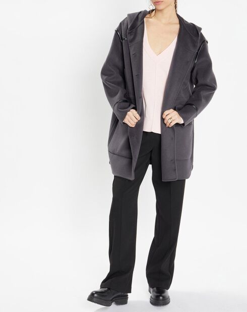 Manteau en Laine mélangée Marceau anthracite