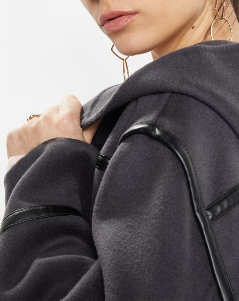 Manteau en Laine mélangée Marceau anthracite