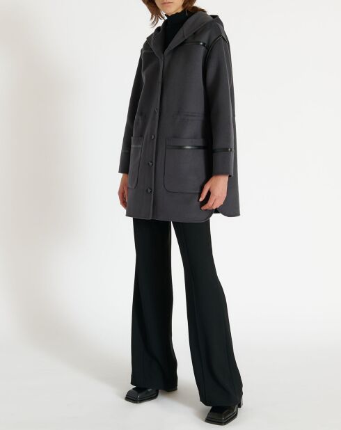 Manteau en Laine mélangée Marceau anthracite