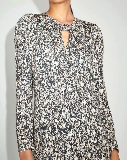 Robe Riagan imprimée noire