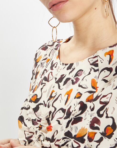 Robe Ruben imprimée multicolore