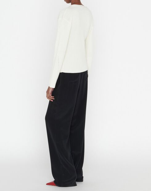 Gilet en Laine mélangée Gioa écru