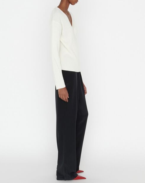 Gilet en Laine mélangée Gioa écru