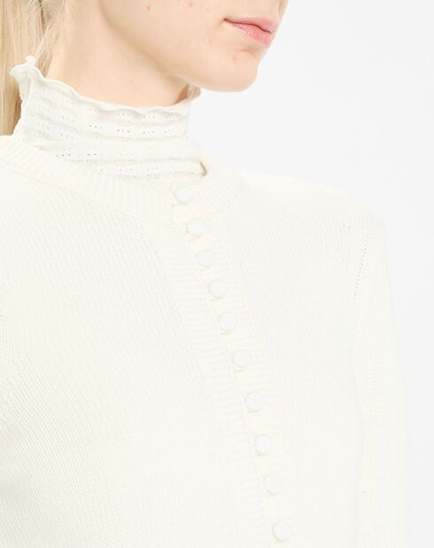 Gilet Gabrielle blanc