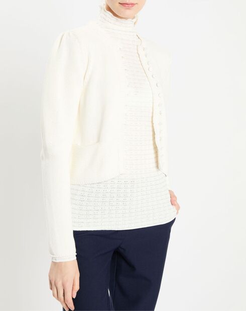 Gilet Gabrielle blanc