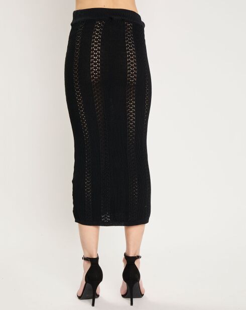 Jupe en maille Joey noire