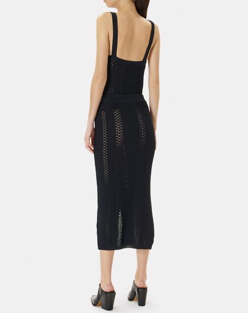 Jupe en maille Joey noire