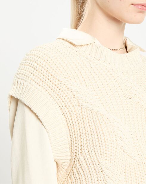 Pull Naiya écru