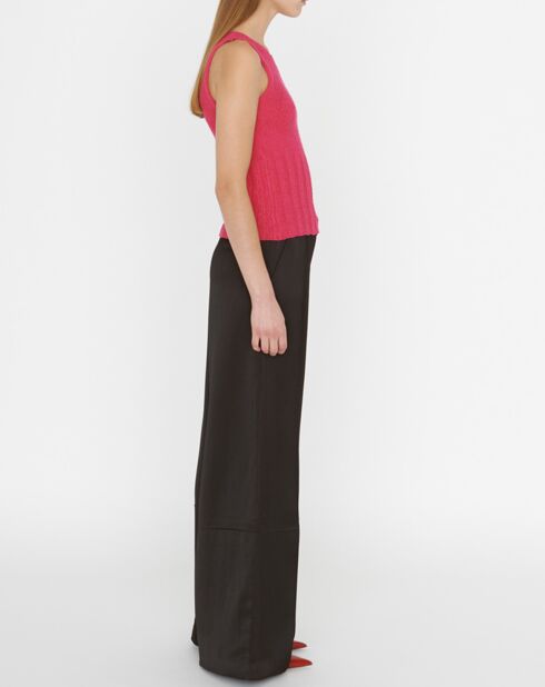 Top en maille Neith fuchsia