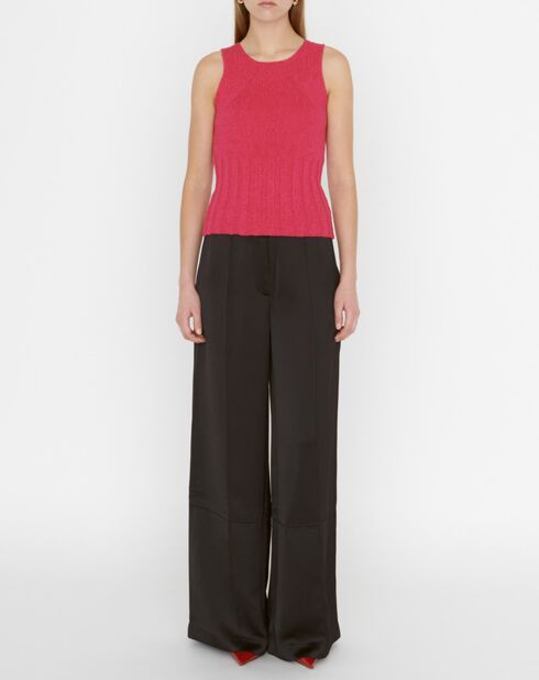 Top en maille Neith fuchsia