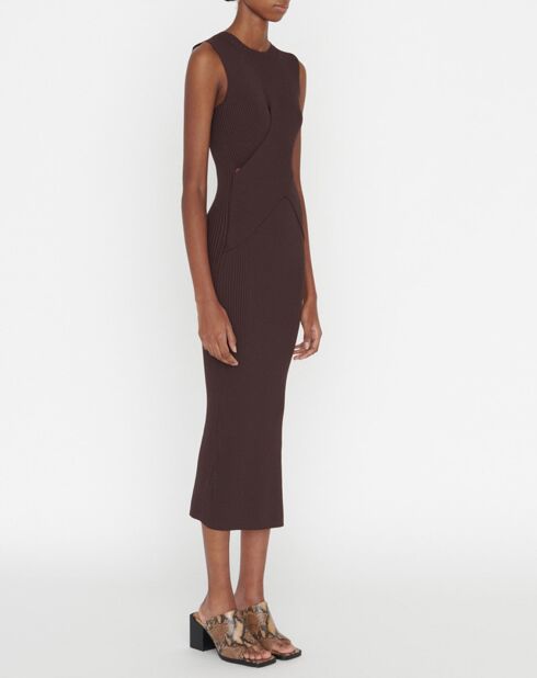 Robe Rossana chocolat