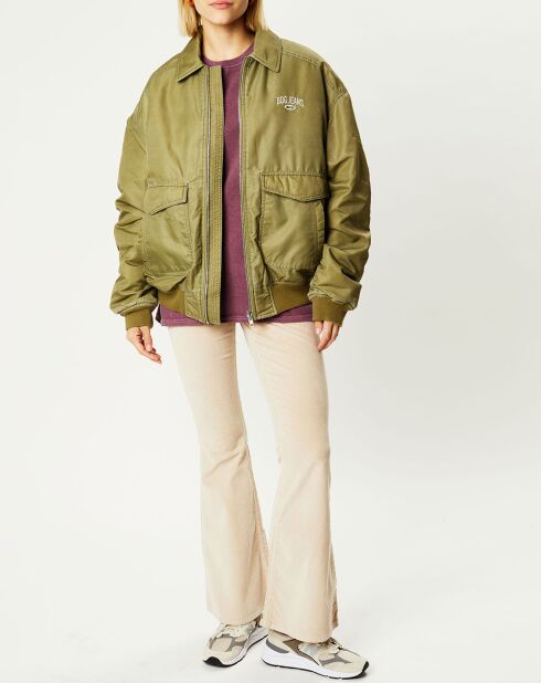 Blouson Padded Varsity kaki