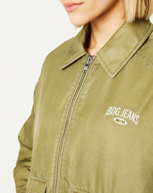 Blouson Padded Varsity kaki