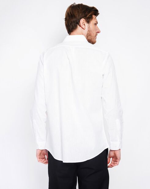 Camicia Gabriel 100% lino bianca