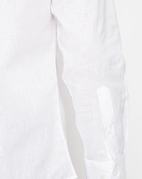 Camicia Gabriel 100% lino bianca