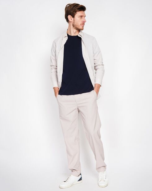 Camicia Gabriel 100% lino bianca