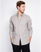 Chemise 100% Lin Gabriel grise