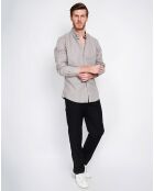Chemise 100% Lin Gabriel grise