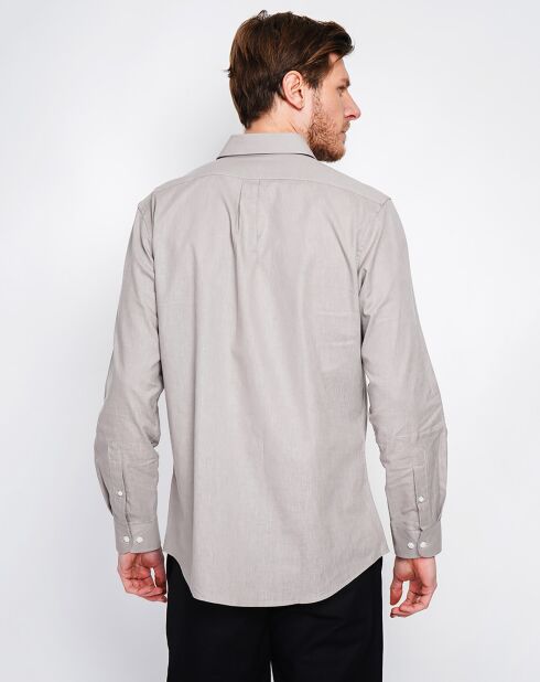 Chemise 100% Lin Gabriel grise