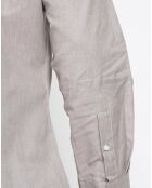 Chemise 100% Lin Gabriel grise