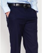 Pantalon en Lin mélangé Léo bleu marine
