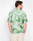 Chemise en Lin mélangé Noah verte