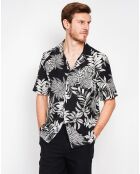 Chemise en Lin mélangé Noah noire
