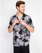 Chemise en Lin mélangé Noah noire