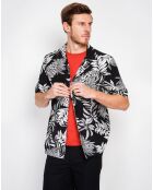 Chemise en Lin mélangé Noah noire