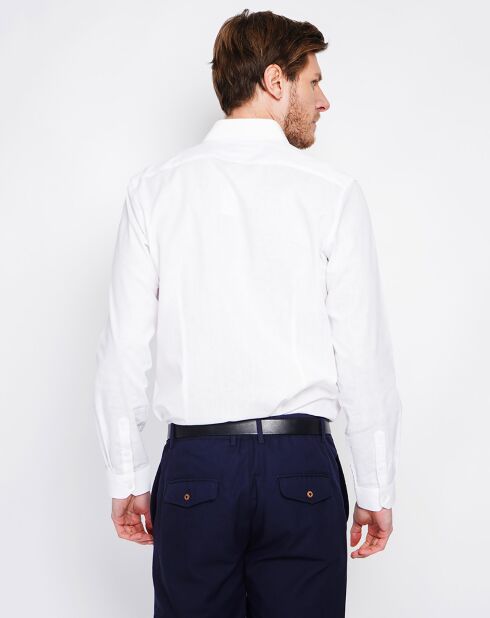 Chemise 100% Lin Liam blanche