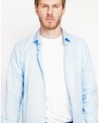 Chemise 100% Lin Liam bleu ciel
