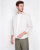 Chemise 100% Lin Liam blanche