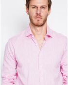 Chemise 100% Lin Liam rose