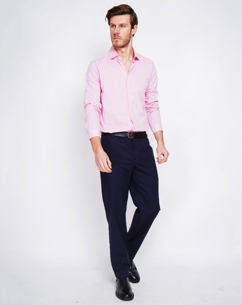 Chemise 100% Lin Liam rose