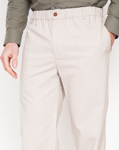 Hose Amir aus Leinenmischgewebe