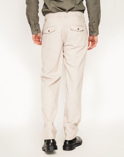 Hose Amir aus Leinenmischgewebe