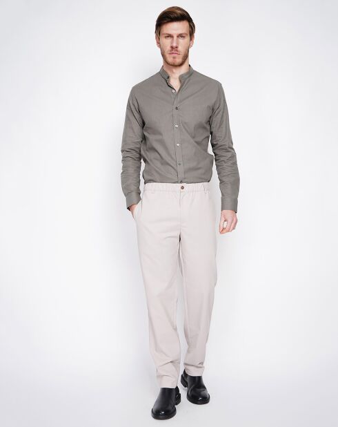 Hose Amir aus Leinenmischgewebe