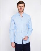 Chemise 100% Lin Sohan bleu azur