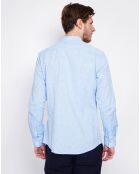 Chemise 100% Lin Sohan bleu azur