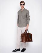 Chemise 100% Lin Sohan vert kaki