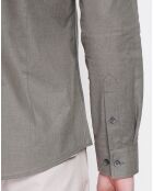 Chemise 100% Lin Sohan vert kaki