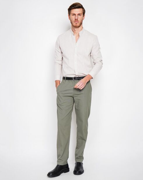 Weißes Hemd Sohan aus 100% Leinen