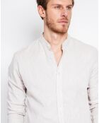 Chemise 100% Lin Sohan blanche
