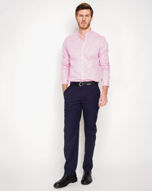 Chemise 100% Lin Sohan rose