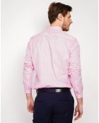 Chemise 100% Lin Sohan rose