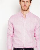 Chemise 100% Lin Sohan rose