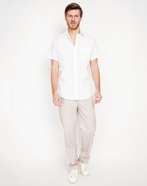 Chemise 100% Lin Samuel blanche